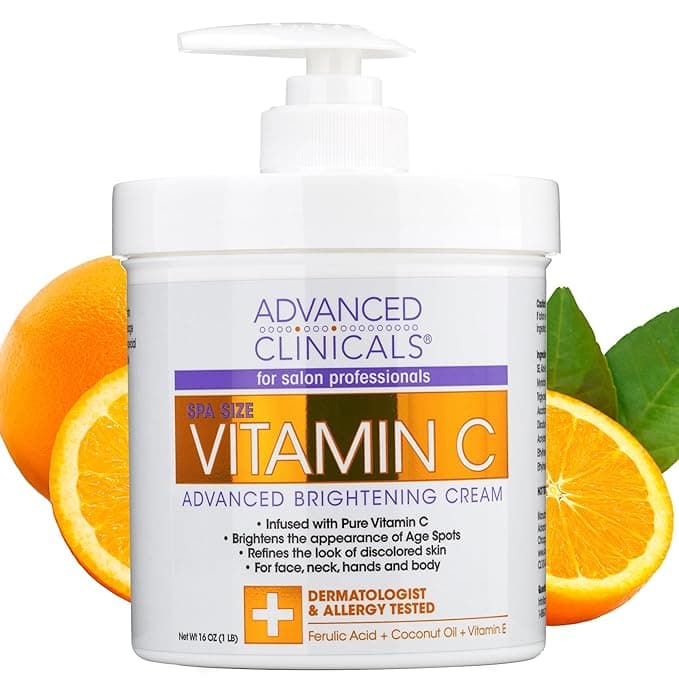 ADVANCED CLINICALS VITAMIN C BRIGHTENING CREAM 454G