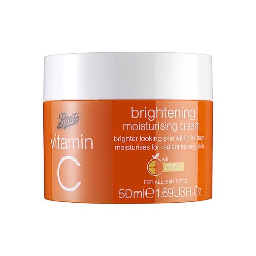 BOOTS VITAMIN C BRIGHTENING MOISTURISING CREAM 50ML