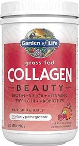 GARDEN OF LIFE COLLAGEN BEAUTY POWDER(CRANBERRY POMEGRANATE)