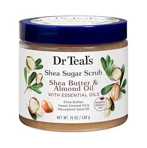 DR TEAL'S SHEA BUTTER & ALMOND OIL SUGAR SCRUB