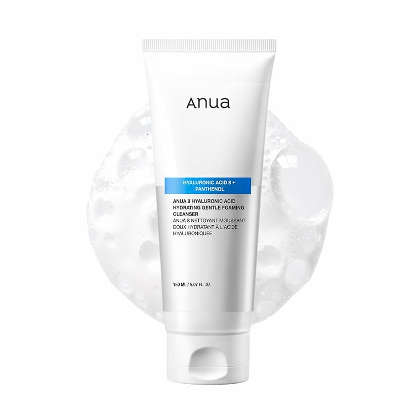 ANUA 8 HYALURONIC HYDRATING GENTLE FOAMING CLEANSER