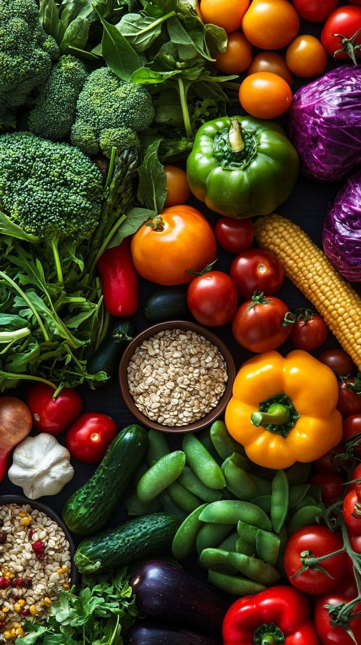 Vibrant and healthy meal